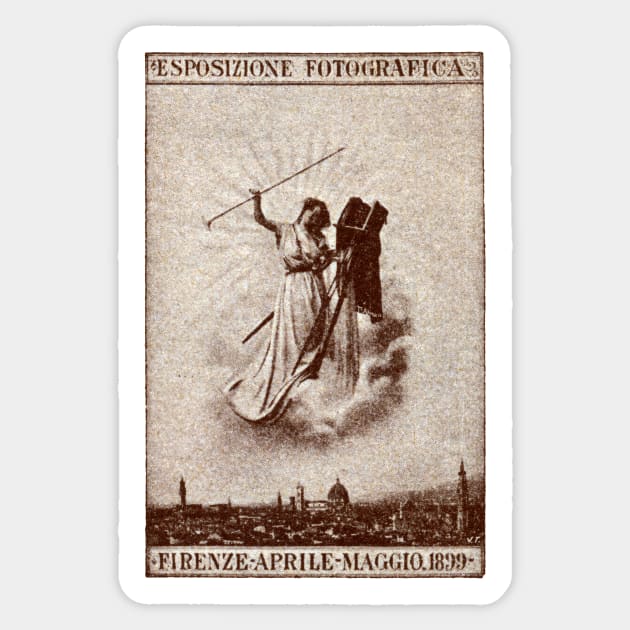 1899 Firenze Italy Photography Exposition Sticker by historicimage